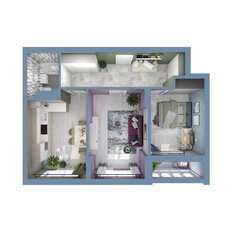 Квартира 61,5 м², 2-комнатная - изображение 3