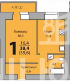 36,7 м², 1-комнатная квартира 3 499 000 ₽ - изображение 51