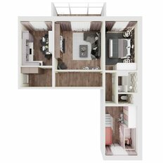 Квартира 75,2 м², 3-комнатная - изображение 3