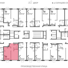 Квартира 33,9 м², 1-комнатная - изображение 2