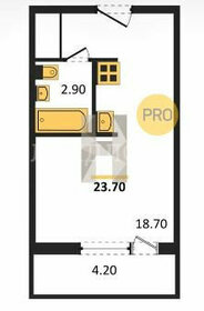 Квартира 27,7 м², студия - изображение 1