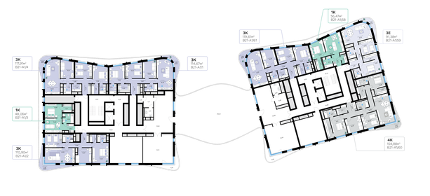 136 м², 4-комнатная квартира 65 000 000 ₽ - изображение 107