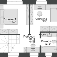 62 м², таунхаус - изображение 3