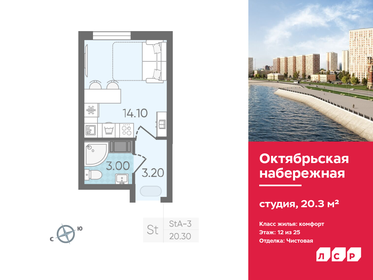 Квартира 20,3 м², студия - изображение 1