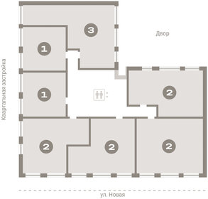 Квартира 73,6 м², 2-комнатная - изображение 2