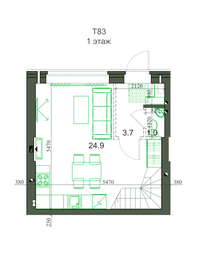 83,8 м², 4-комнатная квартира 7 639 000 ₽ - изображение 16