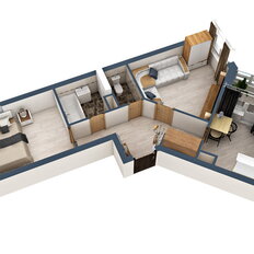 Квартира 54,5 м², 2-комнатная - изображение 5