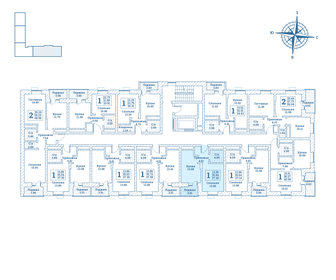 Квартира 37,4 м², 1-комнатная - изображение 2