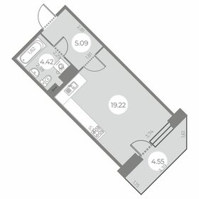 29,8 м², квартира-студия 5 950 000 ₽ - изображение 54