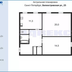 Квартира 63,3 м², 2-комнатная - изображение 2
