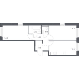 62 м², 3-комнатная квартира 13 000 000 ₽ - изображение 63
