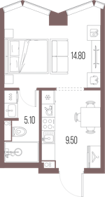 29,4 м², квартира-студия 14 450 100 ₽ - изображение 12