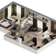 Квартира 93,9 м², 3-комнатная - изображение 2