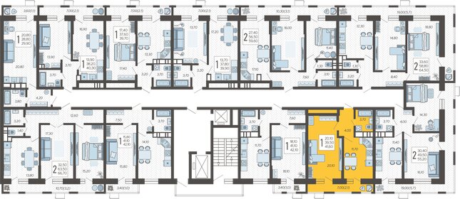 48,9 м², 1-комнатная квартира 5 000 000 ₽ - изображение 22