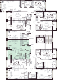 Квартира 46,8 м², 1-комнатная - изображение 2