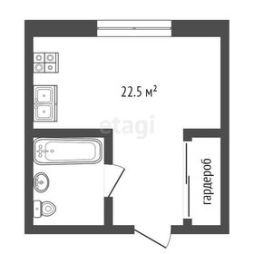 Квартира 22,5 м², 1-комнатная - изображение 1