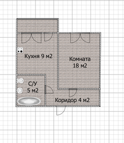 Квартира 40,4 м², 1-комнатная - изображение 1