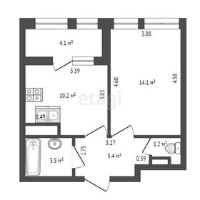 Квартира 34,4 м², 1-комнатная - изображение 2