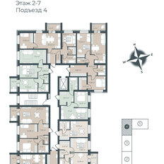 Квартира 56,9 м², 2-комнатная - изображение 2