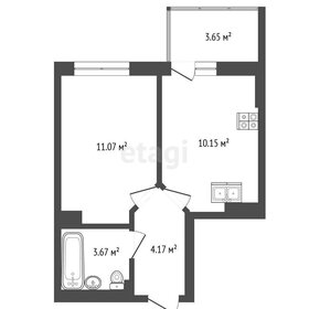 Квартира 32,7 м², 1-комнатная - изображение 1
