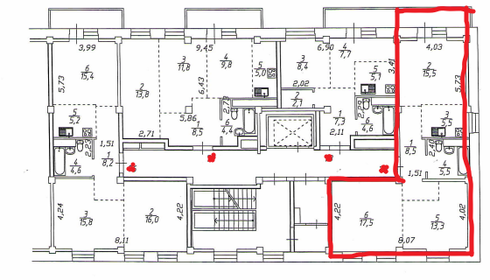 Квартира 70 м², 3-комнатная - изображение 1