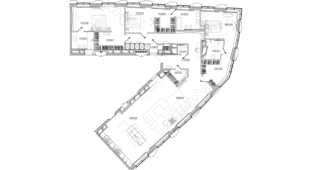 57,9 м², 3-комнатная квартира 34 600 000 ₽ - изображение 135
