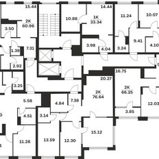 Квартира 76,6 м², 2-комнатная - изображение 3