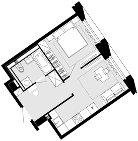 35,7 м², 1-комнатная квартира 10 245 900 ₽ - изображение 17