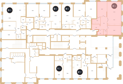 Квартира 103,3 м², 3-комнатная - изображение 2