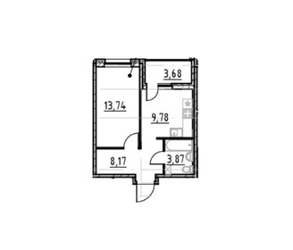 Квартира 37,4 м², 1-комнатная - изображение 1