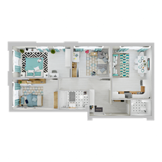 Квартира 67,5 м², 3-комнатная - изображение 3