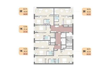 36,8 м², 1-комнатная квартира 8 176 260 ₽ - изображение 39