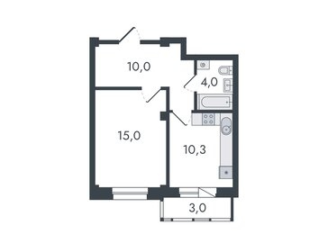 28,7 м², 1-комнатная квартира 1 660 000 ₽ - изображение 85