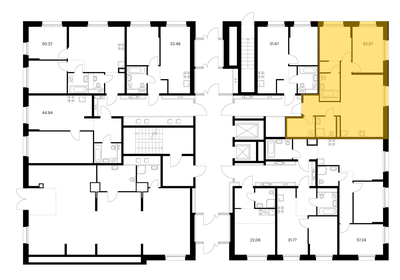 72,4 м², 2-комнатная квартира 7 250 000 ₽ - изображение 76