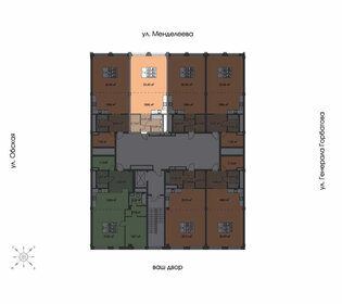 Квартира 65,9 м², 1-комнатная - изображение 2
