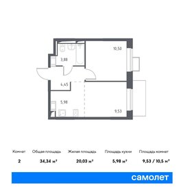 31 м², 2-комнатная квартира 7 133 201 ₽ - изображение 32