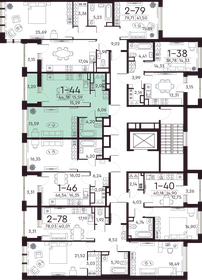 Квартира 44,8 м², 1-комнатная - изображение 2