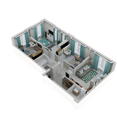 Квартира 67,5 м², 3-комнатная - изображение 2