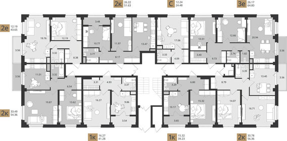 36,8 м², 1-комнатная квартира 3 950 000 ₽ - изображение 43