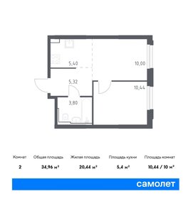 56 м², 2-комнатная квартира 10 999 999 ₽ - изображение 62