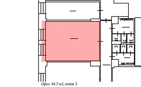 44,7 м², офис - изображение 3