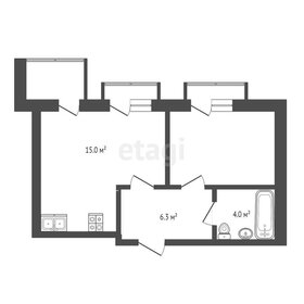 Квартира 43,5 м², 2-комнатная - изображение 1