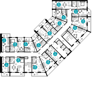 Квартира 34,6 м², 1-комнатные - изображение 2