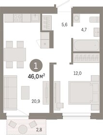 41,7 м², 2-комнатная квартира 7 180 000 ₽ - изображение 14