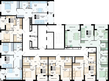 Квартира 82,6 м², 3-комнатная - изображение 2