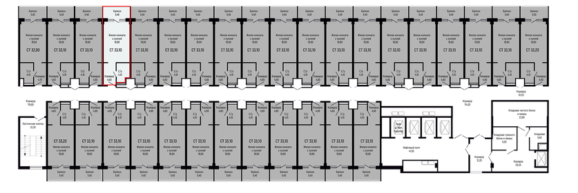 Квартира 33,1 м², студия - изображение 2