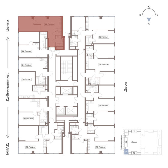 29,6 м², квартира-студия 17 896 314 ₽ - изображение 53