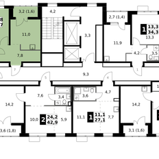Квартира 37,7 м², 1-комнатная - изображение 4