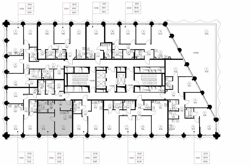 42,6 м², 1-комнатная квартира 29 204 672 ₽ - изображение 23