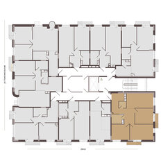 Квартира 74,8 м², 3-комнатная - изображение 3